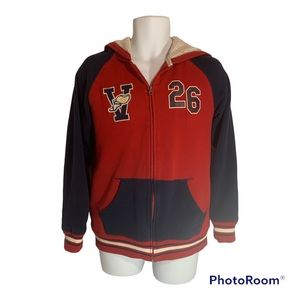 Roebuck and Company Sherpa Lined Boys Coat Size XL 18/20 Multicolor Preowned